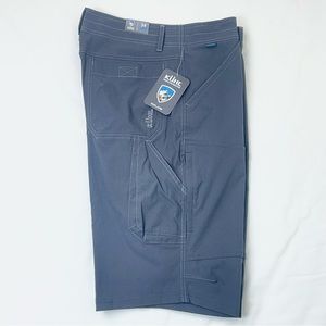Kuhl Renegade shorts in Koal, 12” inseam Sz 34. NWT